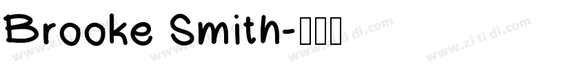 Brooke Smith字体转换